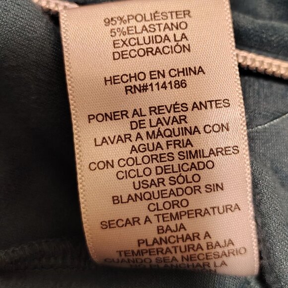 Juicy Couture Womens Velour Jacket Large Zip Up Green - Y2K Loungewear Fall - Picture 7 of 7